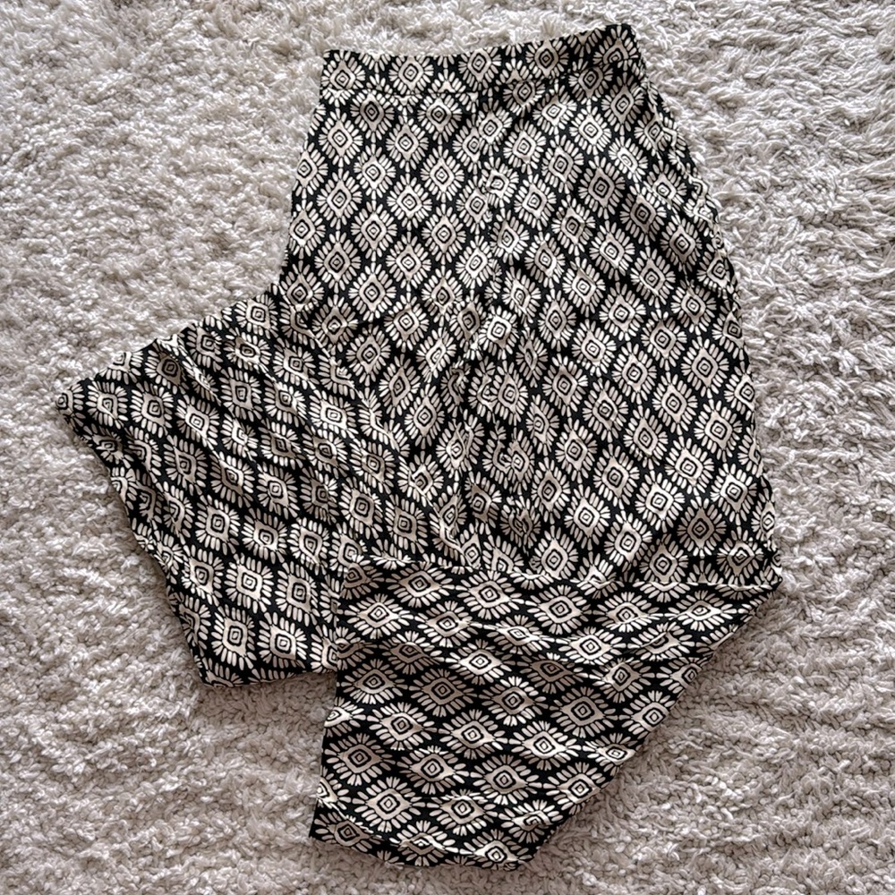 Patterned Vacation Style Pant